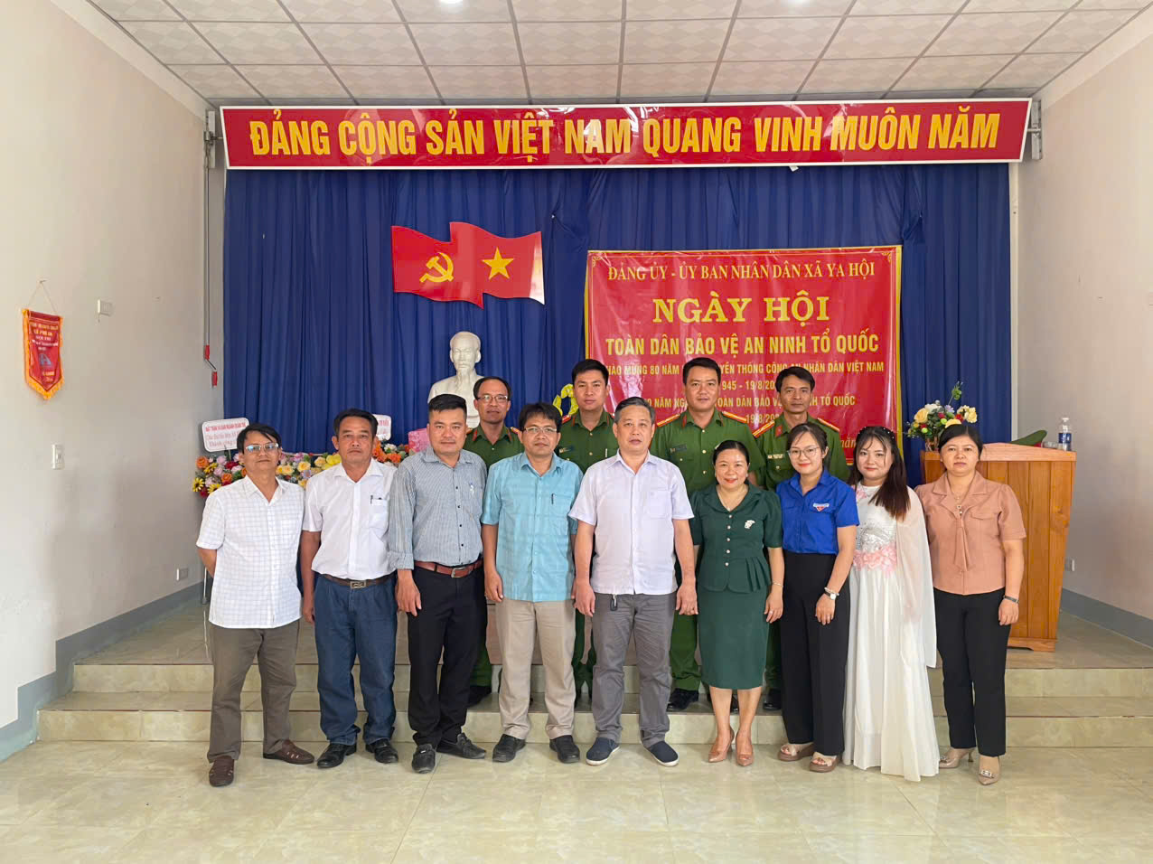 Công an xã Ya Hội tổ chức thành công Ngày hội Toàn dân bảo vệ An ninh tổ quốc tại Thôn An Phong